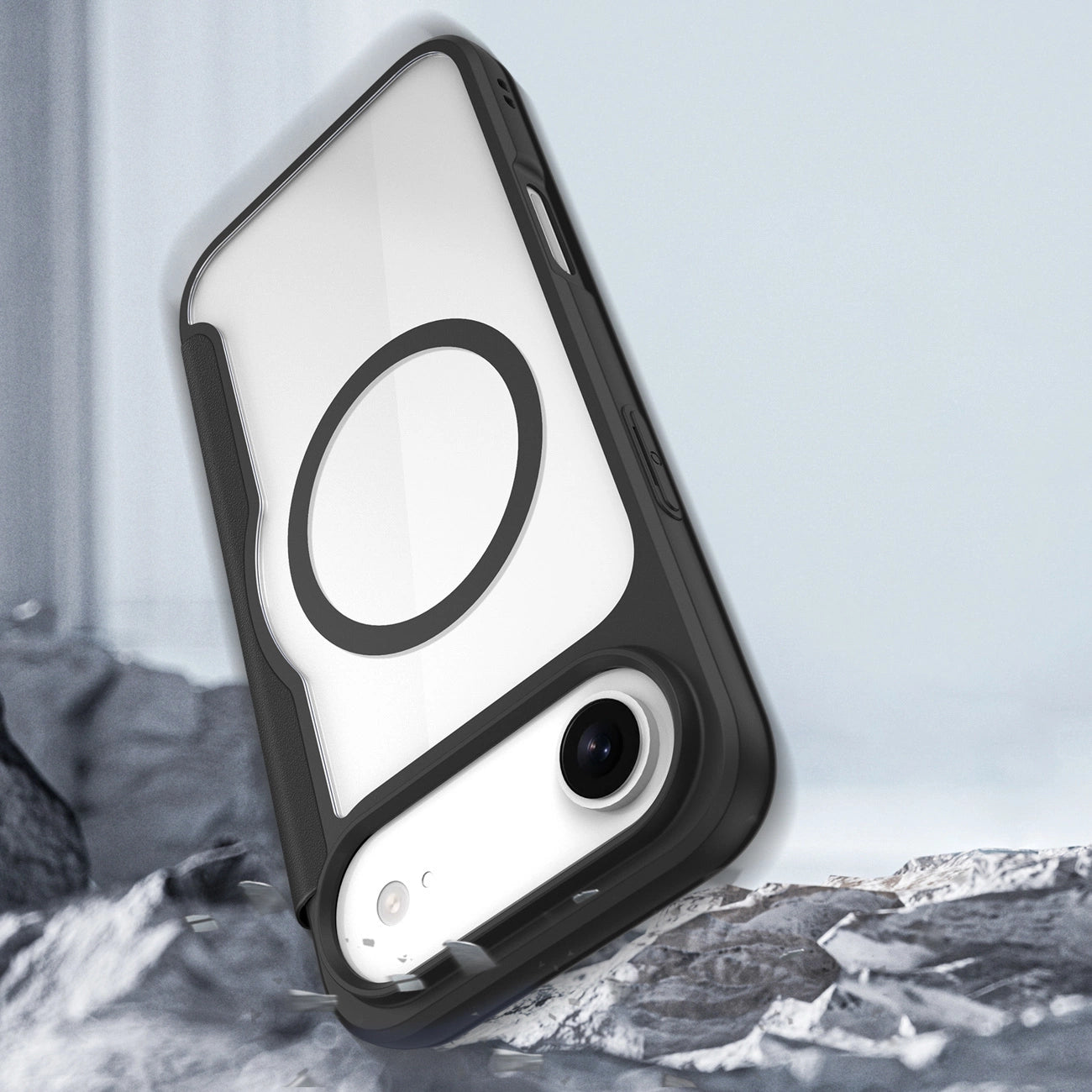 Dux Ducis Skin X Pro iPhone 17 Air Case with Wallet, MagSafe Compatible - Black_11