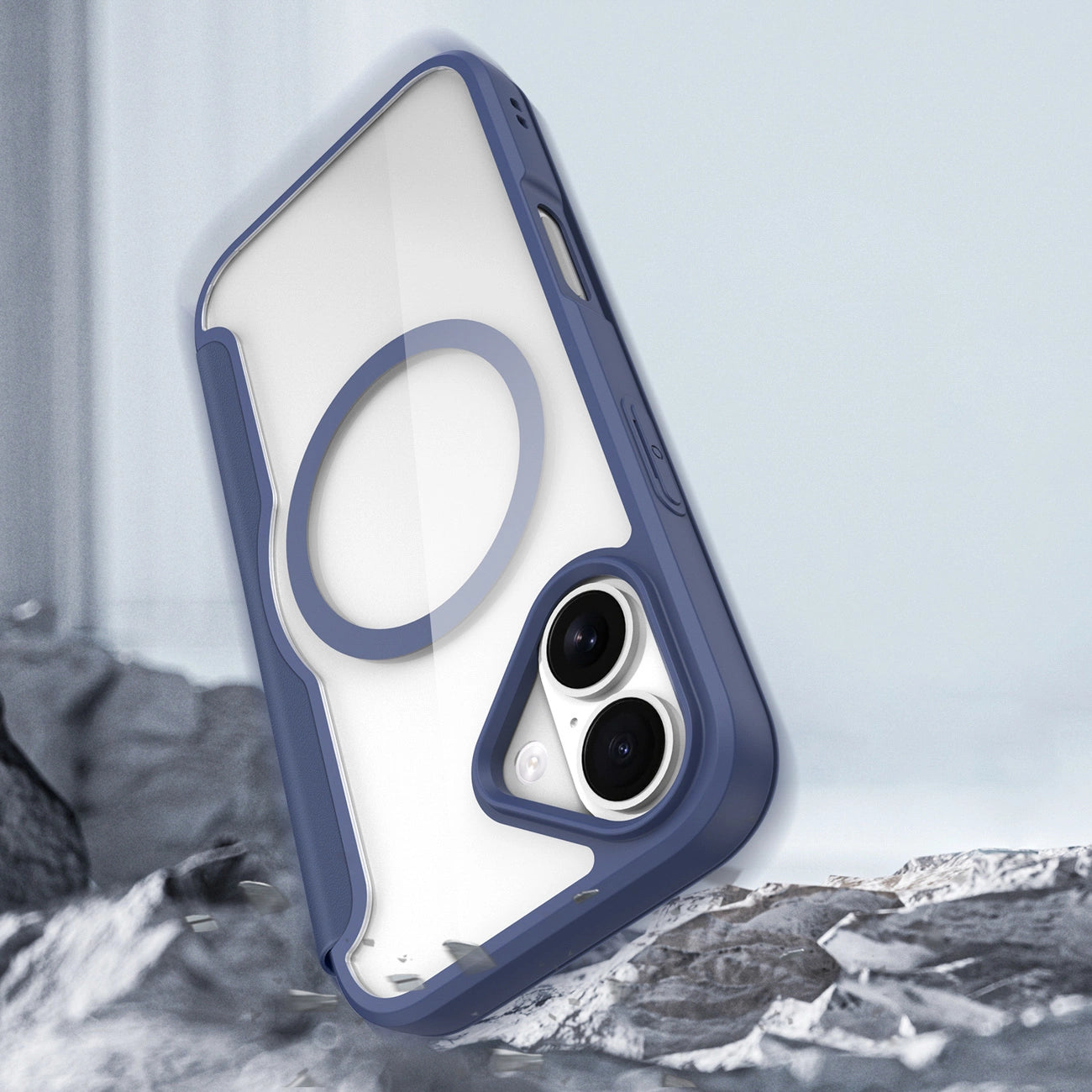 Dux Ducis Skin X Pro iPhone 17 Case with Wallet, MagSafe Compatible - Blue_10