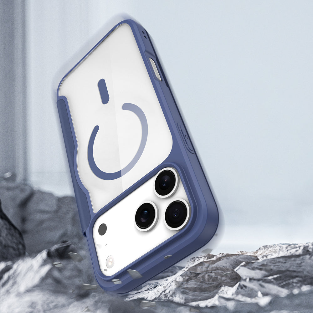 Etui Dux Ducis Skin X Pro na iPhone 17 Pro z portfelem, kompatybilne z MagSafe – niebieskie_6