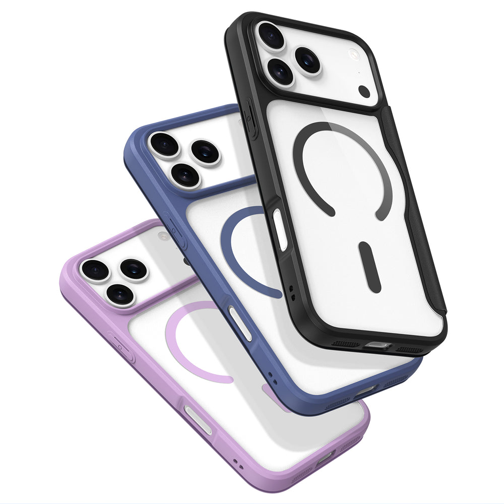 Etui Dux Ducis Skin X Pro na iPhone 17 Pro z portfelem, kompatybilne z MagSafe – niebieskie_10