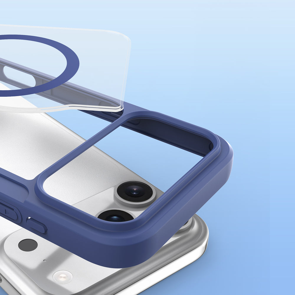 Etui Dux Ducis Skin X Pro na iPhone 17 Pro Max z portfelem, kompatybilne z MagSafe – niebieskie_3
