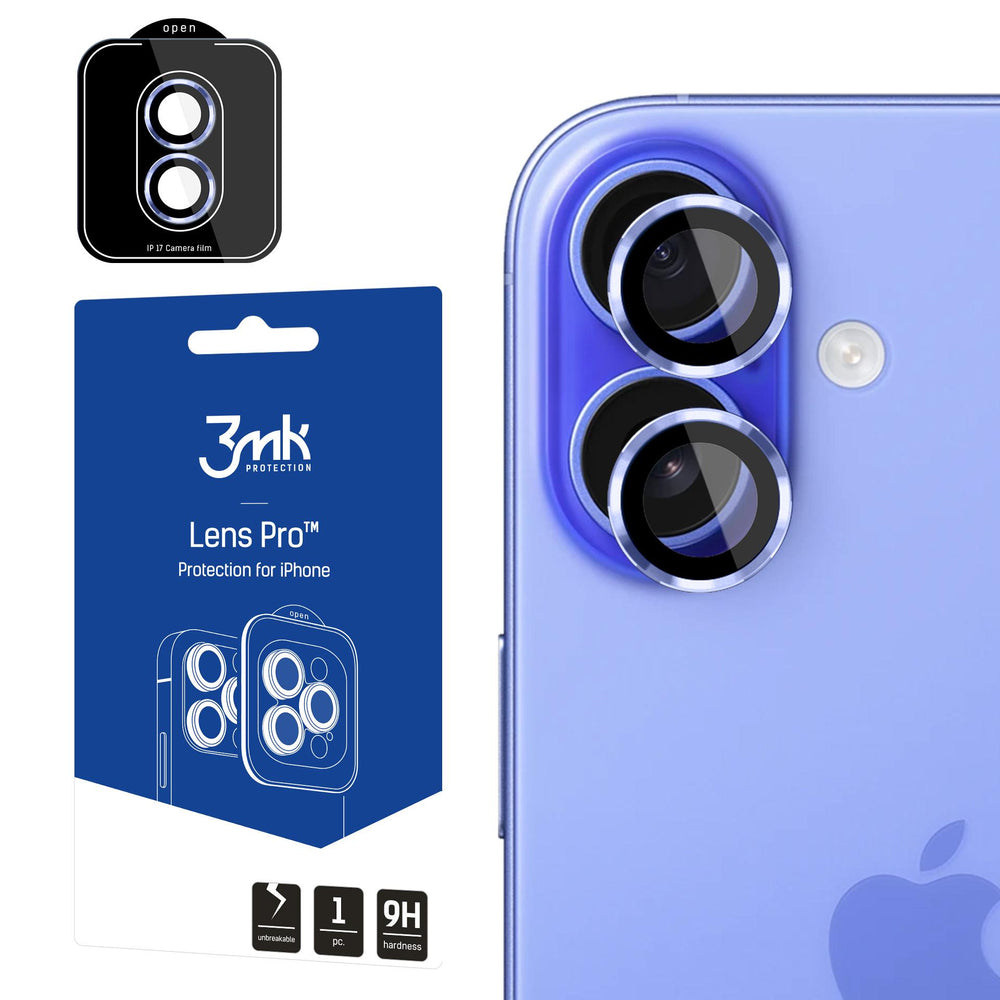 3mk Lens Protection Pro Tempered Glass for iPhone 17 - Blue_0