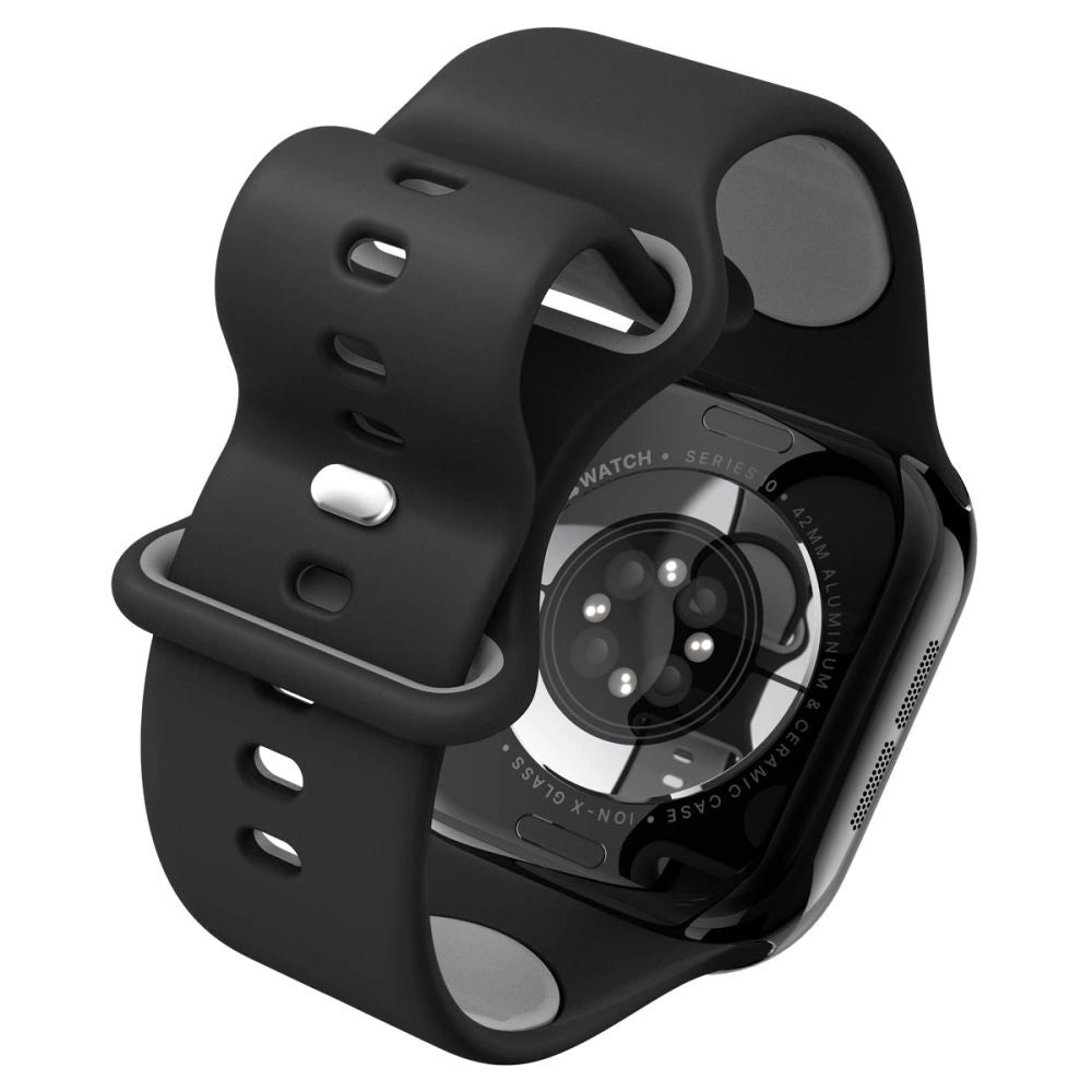 Spigen Nano Pop Strap for Apple Watch 40/41/42 mm - Black and Gray_6