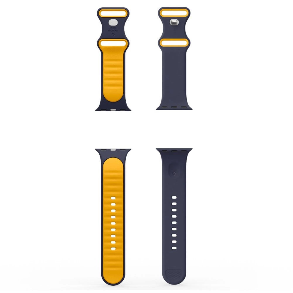 Spigen Nano Pop Strap for Apple Watch 40/41/42 mm - Navy Blue/Orange_5