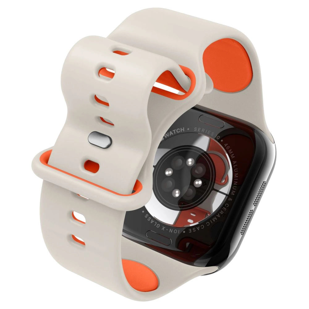 Spigen Nano Pop Strap for Apple Watch 44/45/46/49 mm - Beige-Orange_6