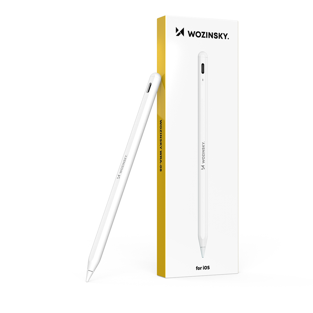 Wozinsky WRA-08 Stylus for iPad USB-C Fast Charging - White_0