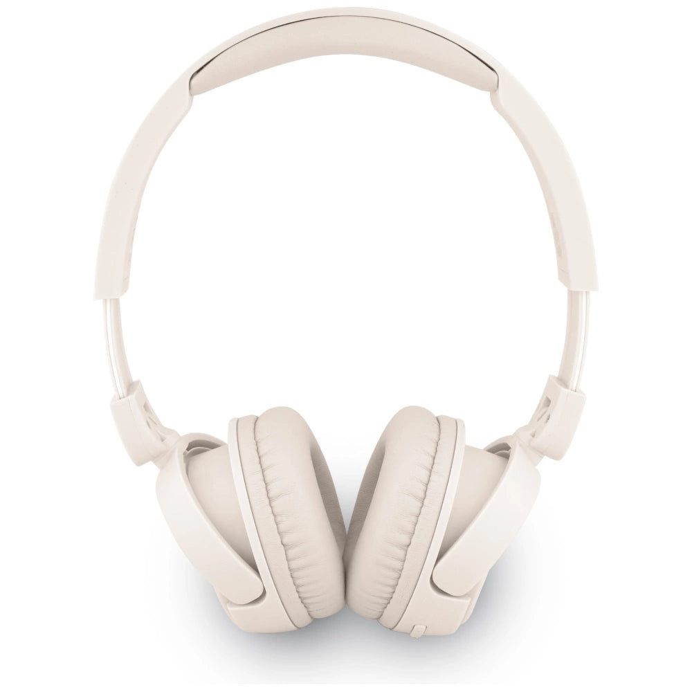 Guess Metal Logo Script Over-Ear Headphones - Beige_1