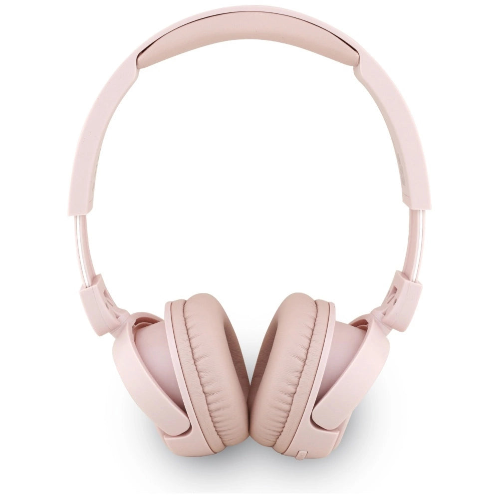 Guess Metal Logo Script Over-Ear Headphones - Pink_1