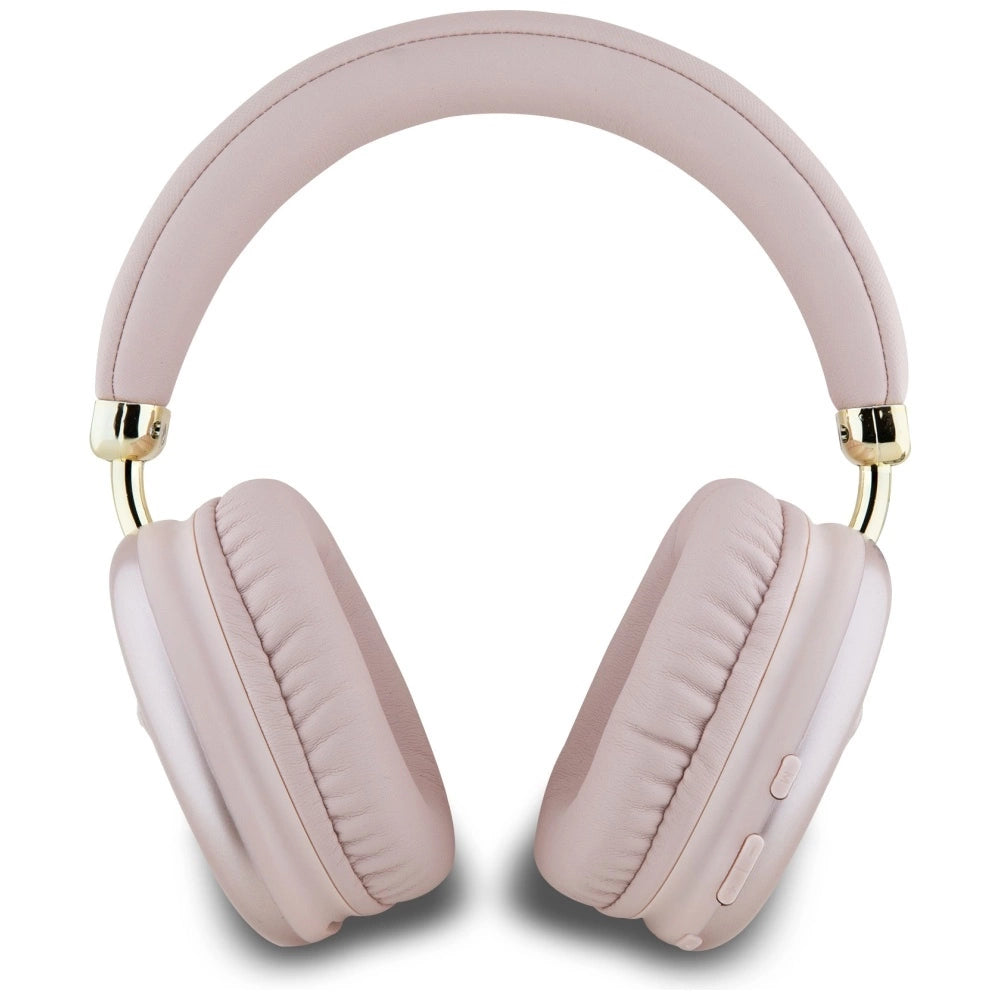 Guess Metallic Triangle Logo Over-Ear Headphones - Pink_2