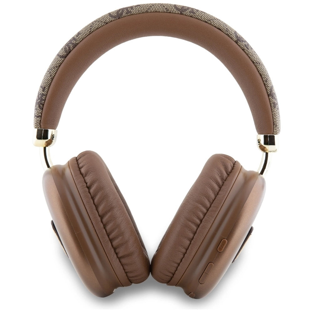 Guess Triangle Logo Over-Ear Headphones - Brown_2