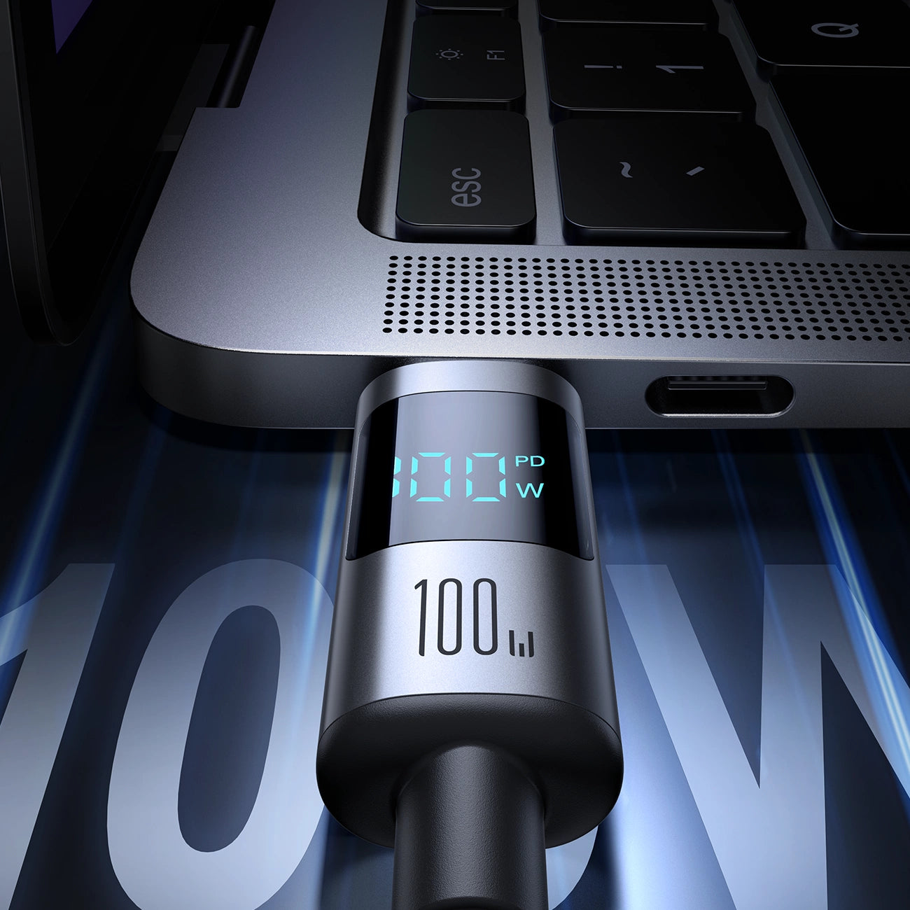 Joyroom S-A16 Pro Prism Series 100W USB-C Cable - USB-C with Digital Display 1.2m - Black_2