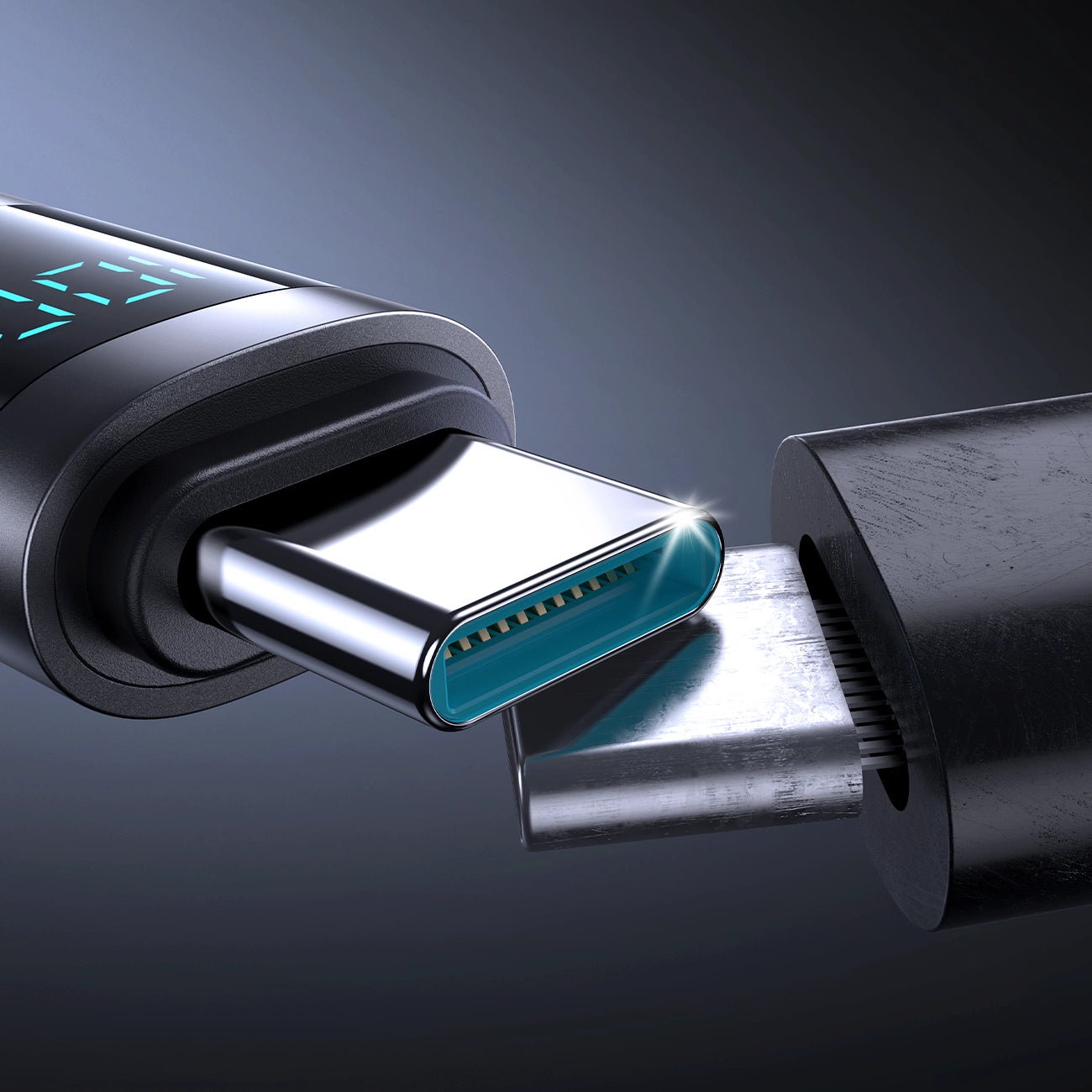 Joyroom S-A16 Pro Prism Series 100W USB-C Cable - USB-C with Digital Display 1.2m - Black_4