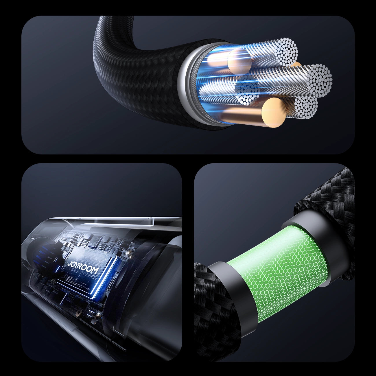 Joyroom S-A16 Pro Prism Series 100W USB-C Cable - USB-C with Digital Display 1.2m - Black_6