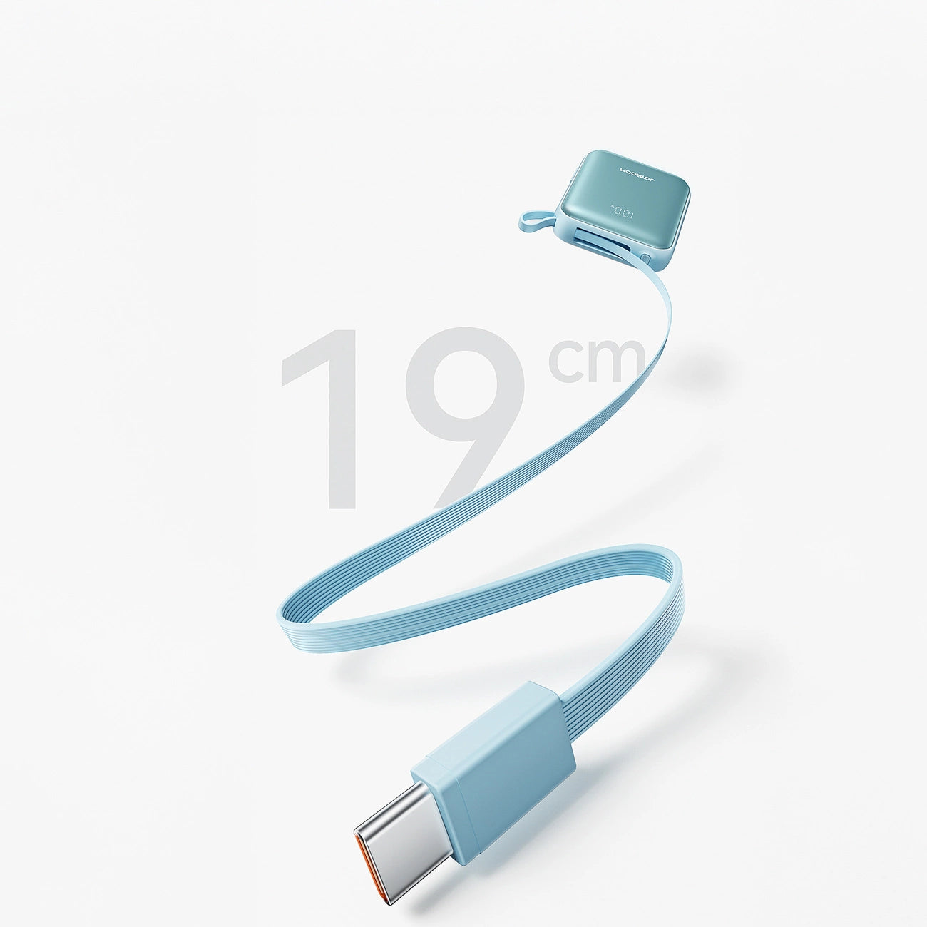 Joyroom JR-PBF27 22.5W 10000mAh Powerbank with Two Built-in Cables - Blue_7