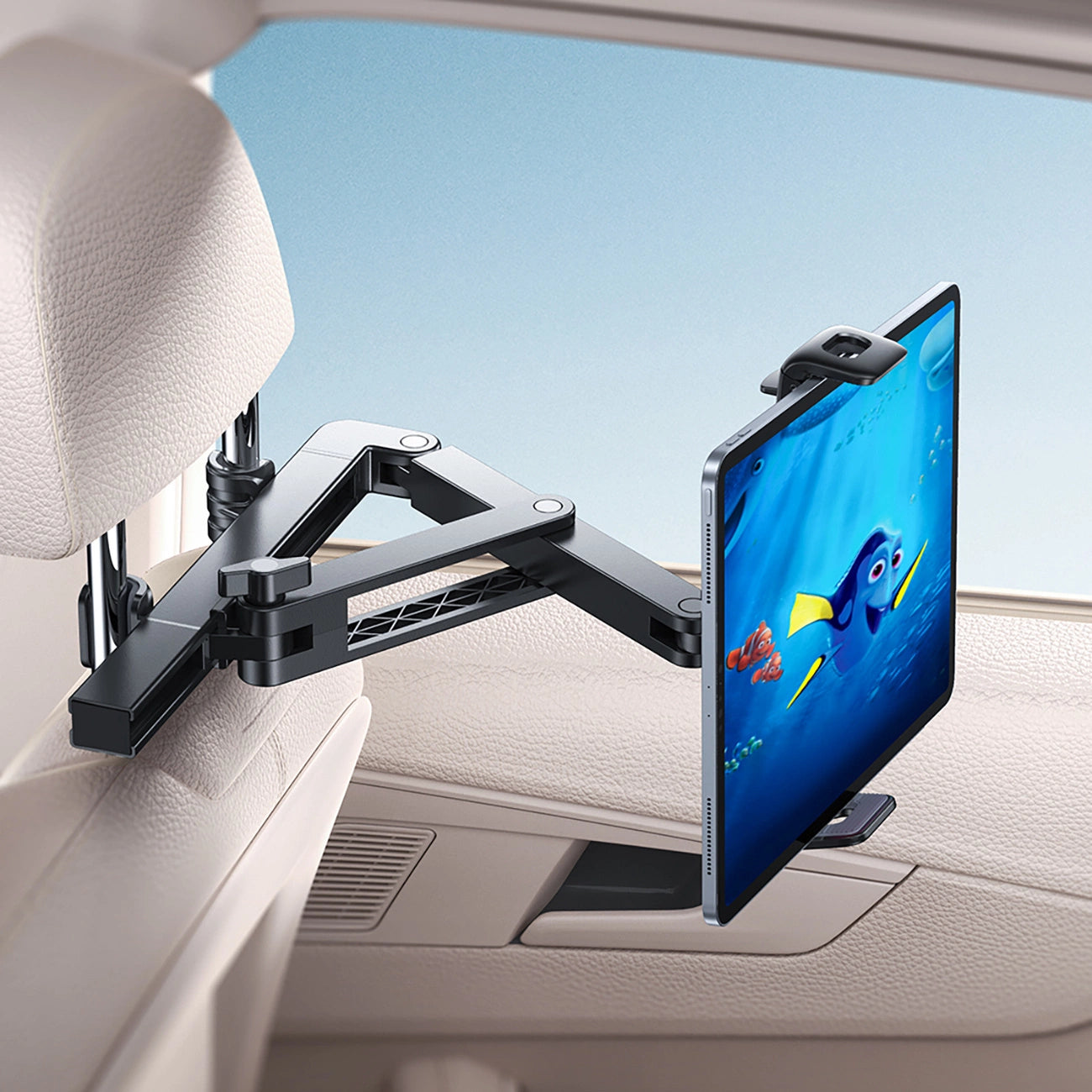 Joyroom JR-ZS433 Car Headrest Holder - Black_8