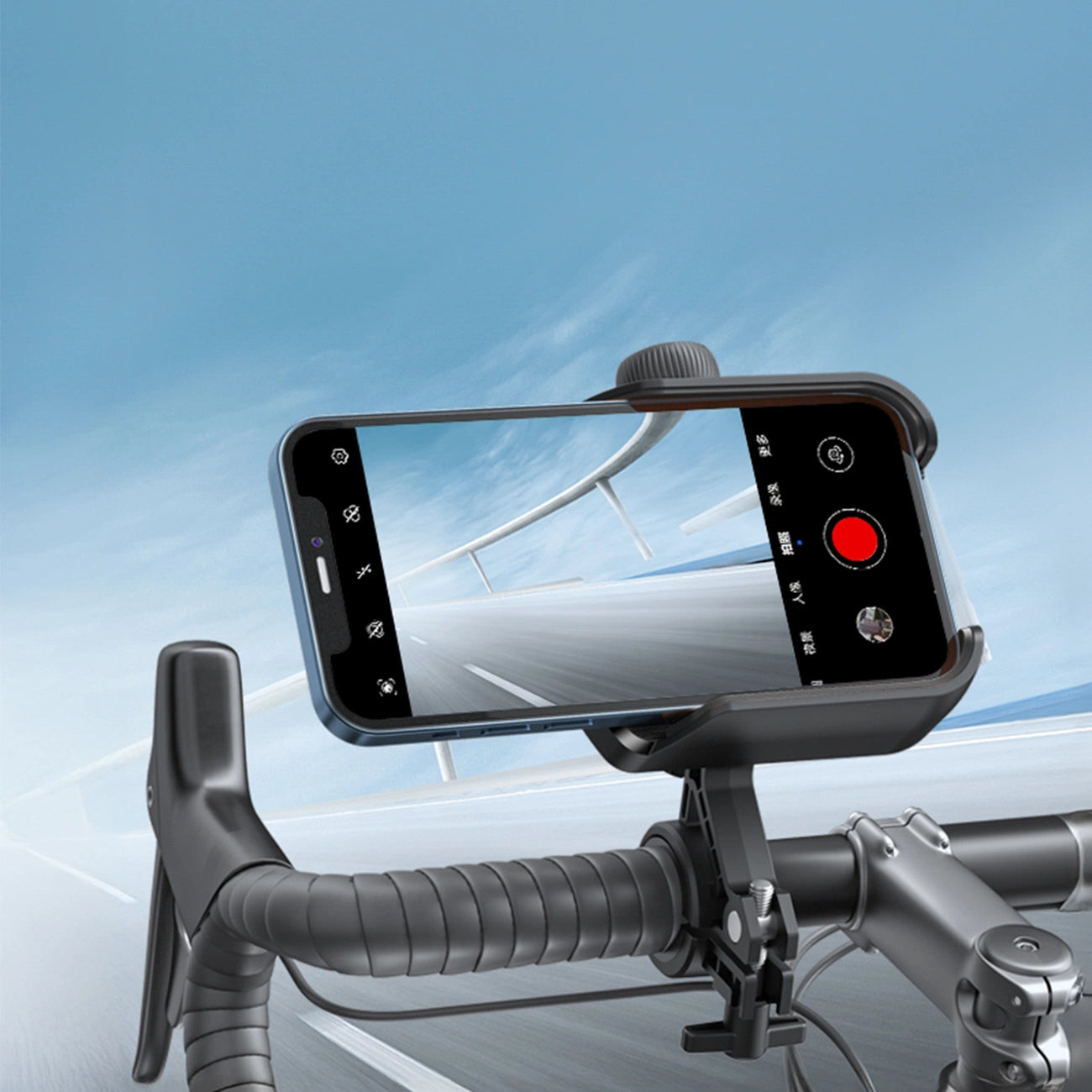 Joyroom JR-ZS431 phone holder for bike, motorcycle, scooter - black_6