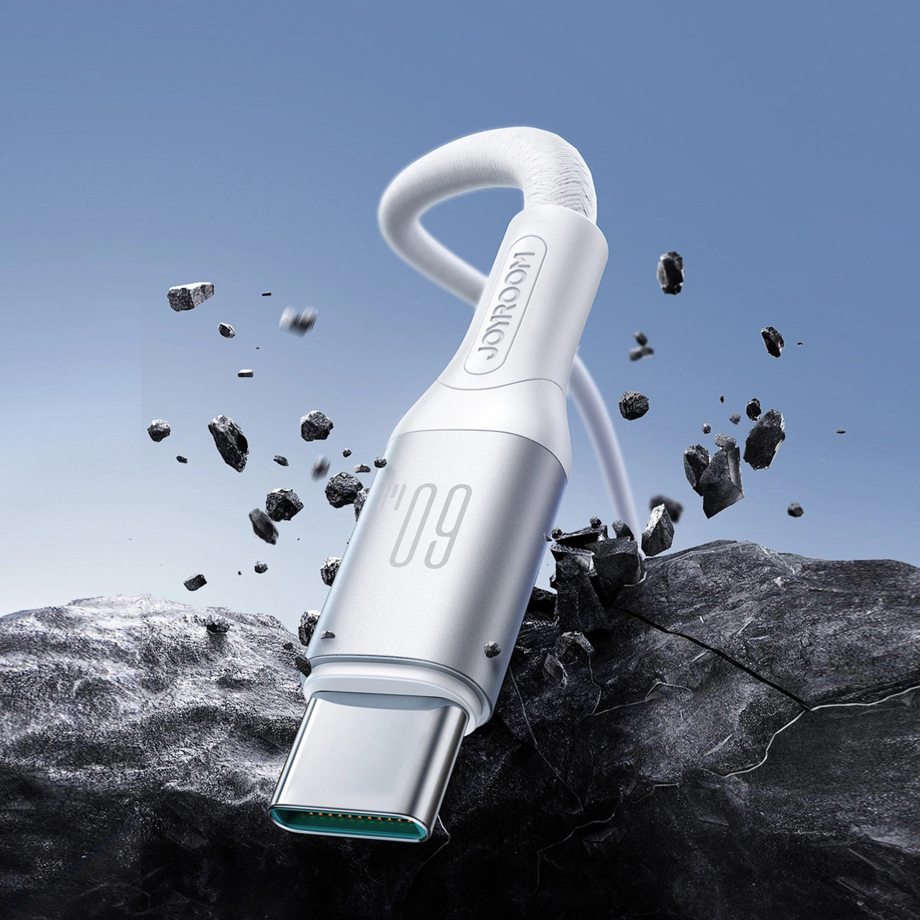 Joyroom S-A28 Flash Series 60W USB-C - USB-C Cable 1m - White_3