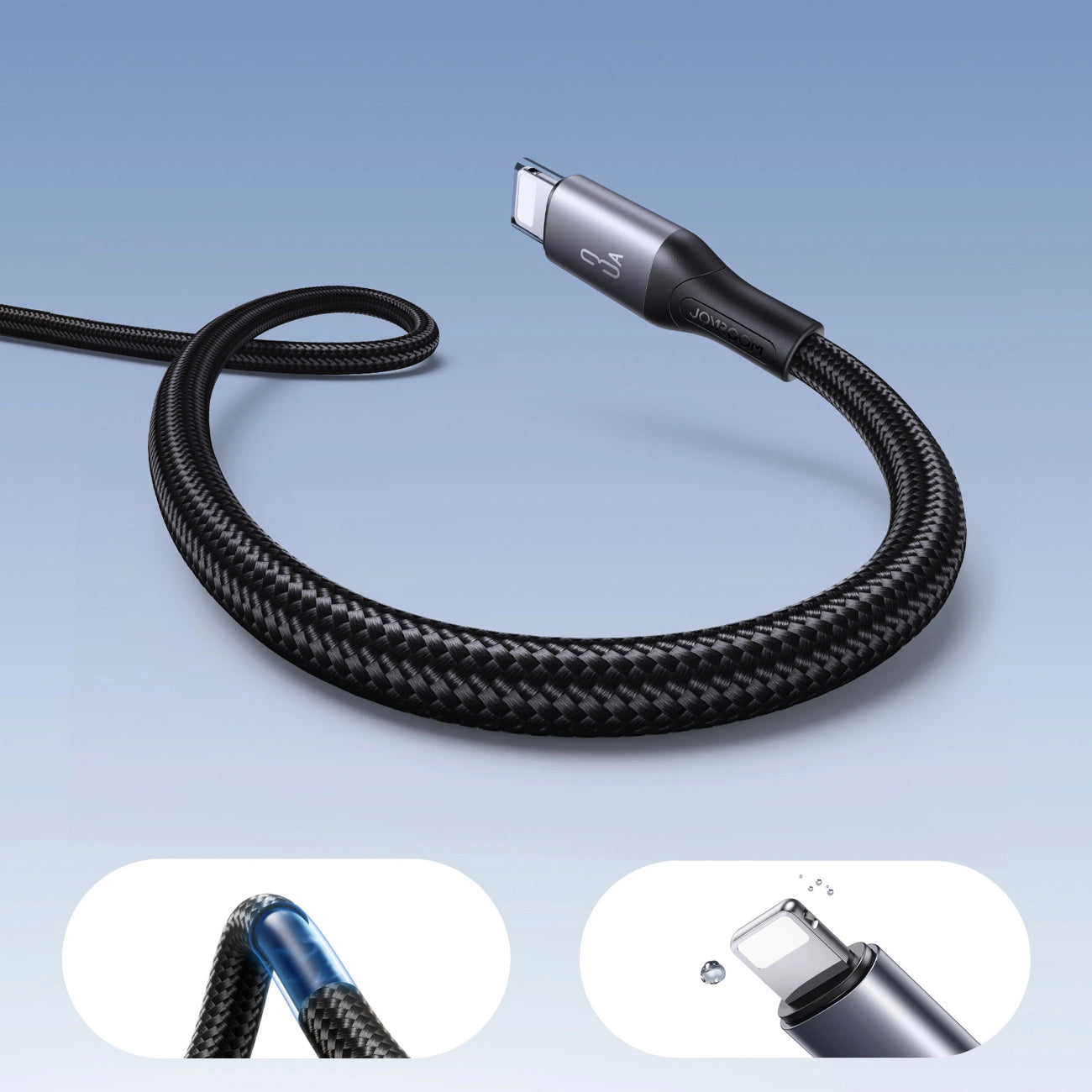 Joyroom S-A28 Flash Series 3A USB-A - Lightning cable 1m - black_6