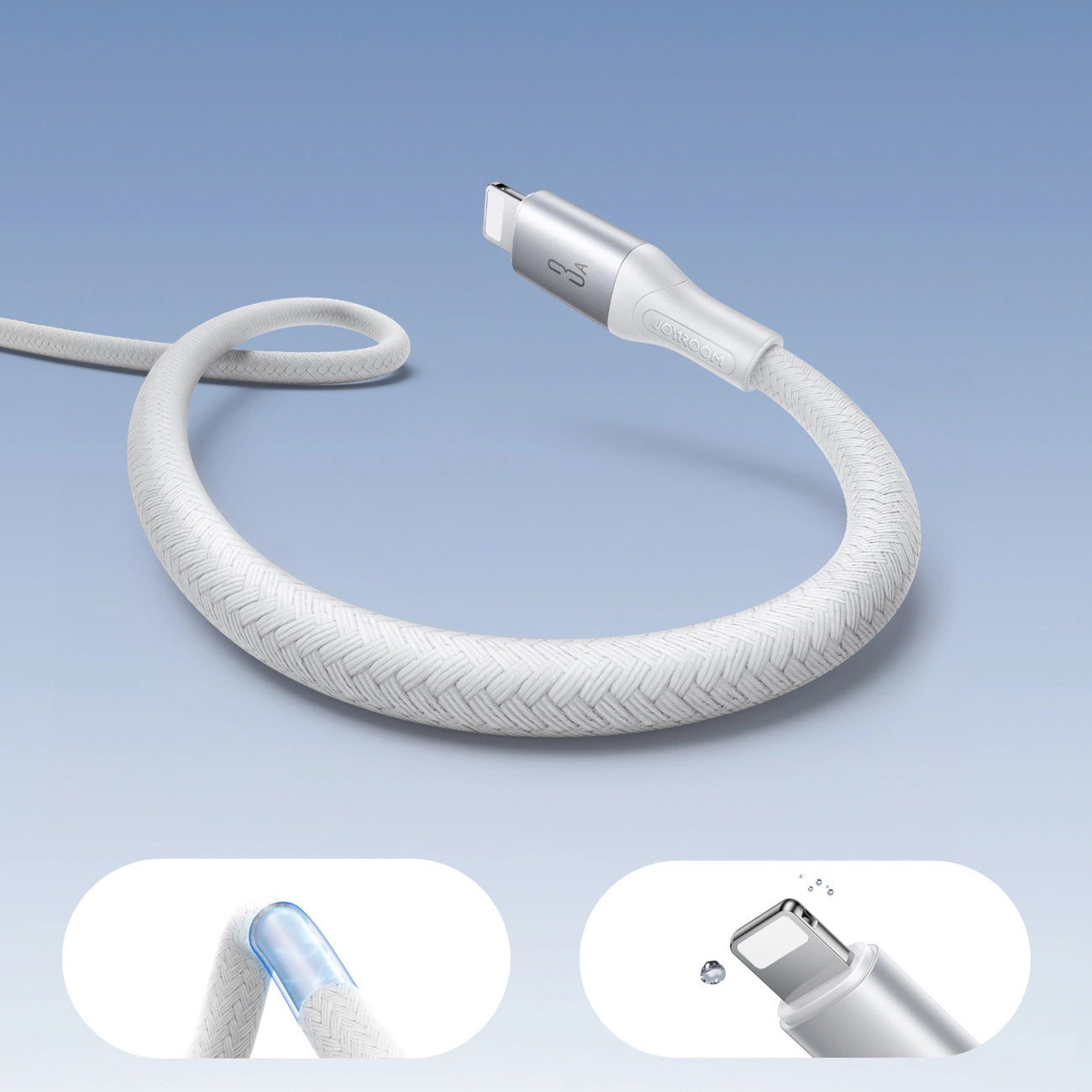 Joyroom S-A28 Flash Series 3A USB-A - Lightning cable 1m - white_6