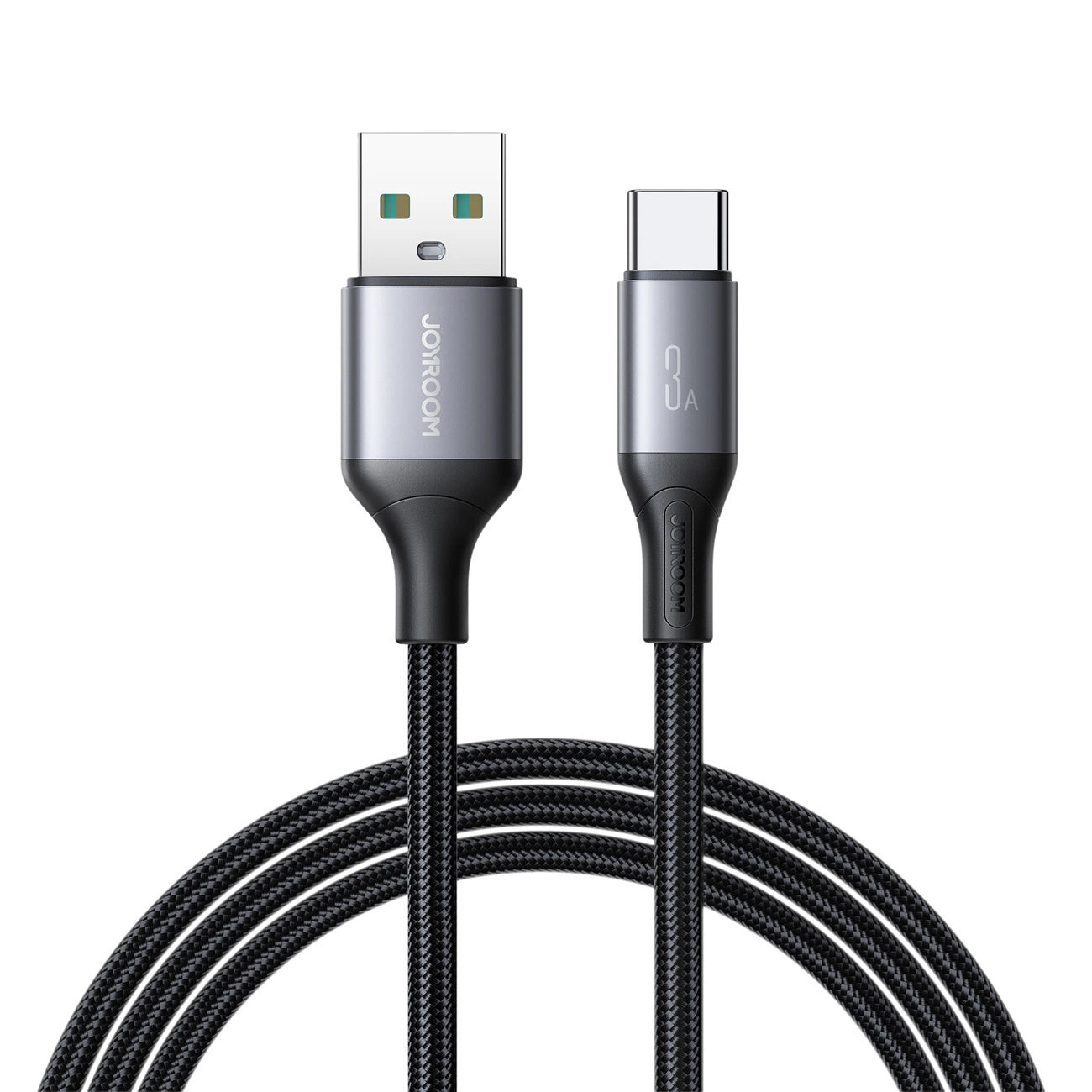 Joyroom S-A28 Flash Series 3A USB-A - USB-C cable 2m - black_0