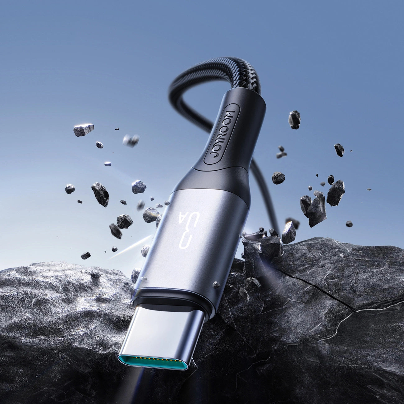 Joyroom S-A28 Flash Series 3A USB-A - USB-C cable 2m - black_3