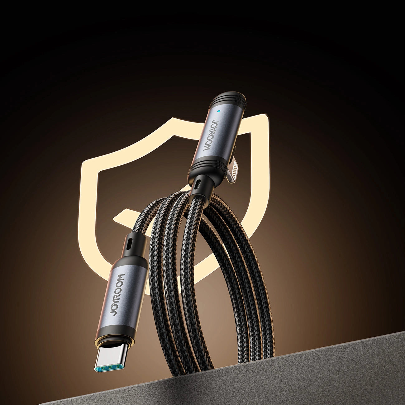 Joyroom S-A56 EnjoyX Series 90° USB-C - Lightning cable 30W 1.2m - black_6