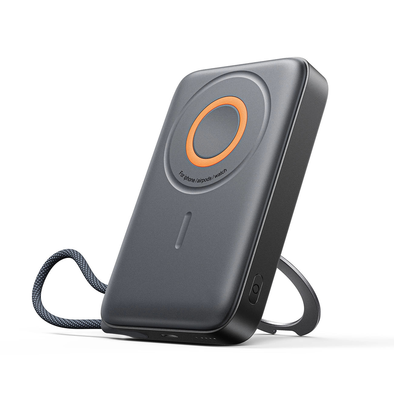 Joyroom JR-PBM02 Powerbank 22.5W 10000mAh 3in1 Magnetic Inductive Compatible with MagSafe with Built-in Cable - Black_0