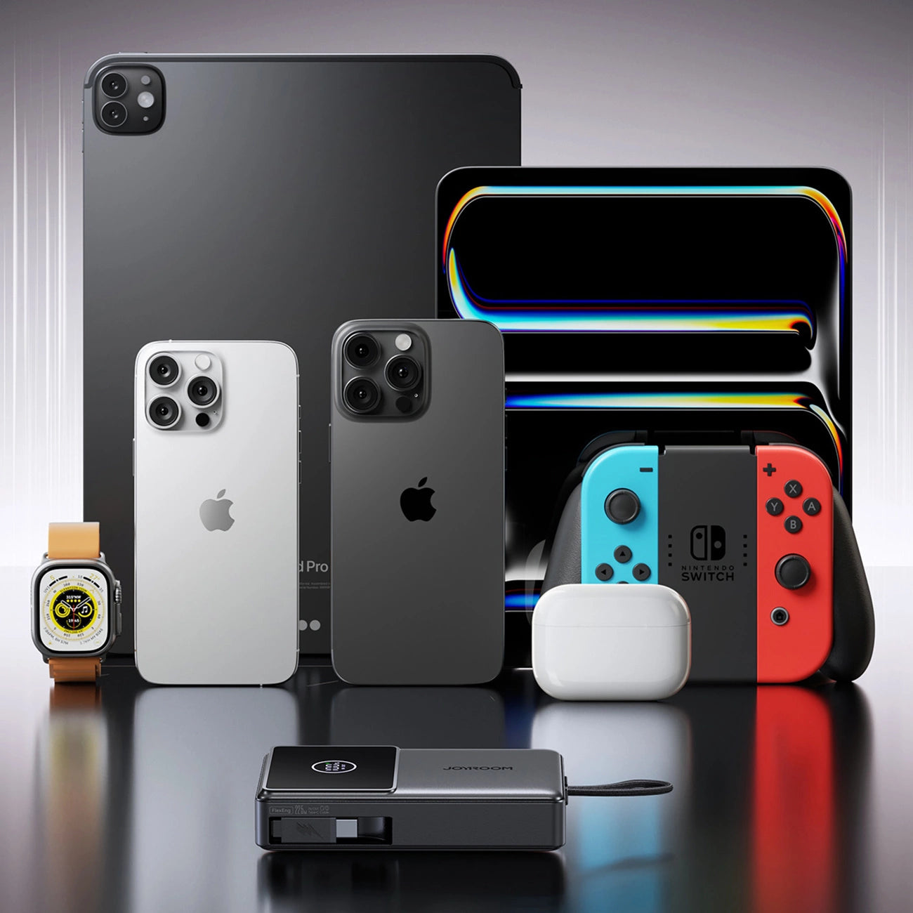 Joyroom JR-PR1 10000mAh 22.5W Powerbank with Built-in Retractable USB-C Cable - Black_11