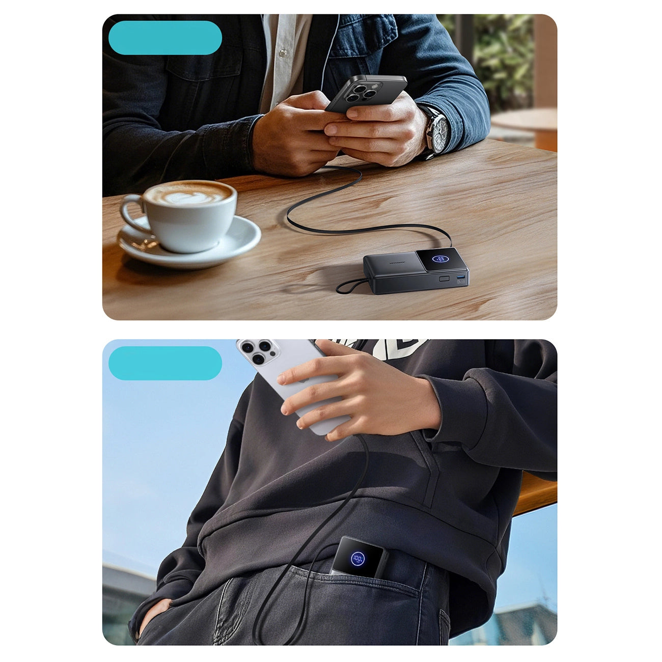 Joyroom JR-PR1 10000mAh 22.5W Powerbank with Built-in Retractable USB-C Cable - Black_12