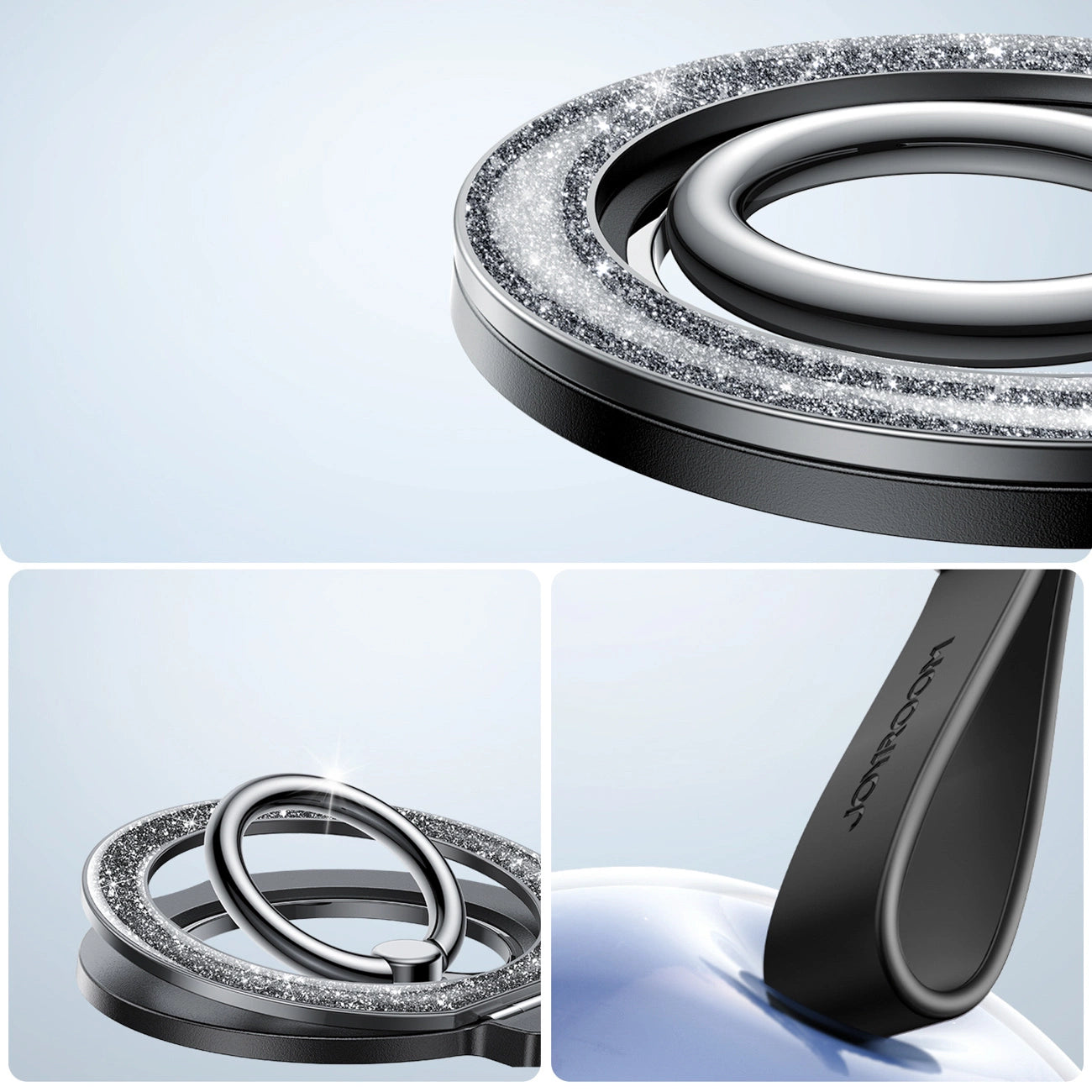 Joyroom JR-ZS425 magnetic ring holder - black_5