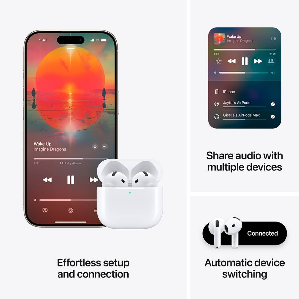 Apple AirPods (4ª Geração) Brancos