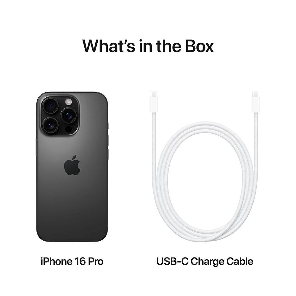 Smartphone Apple iPhone 16 Pro 128GB / 6.3" / 5G / Titânio Preto
