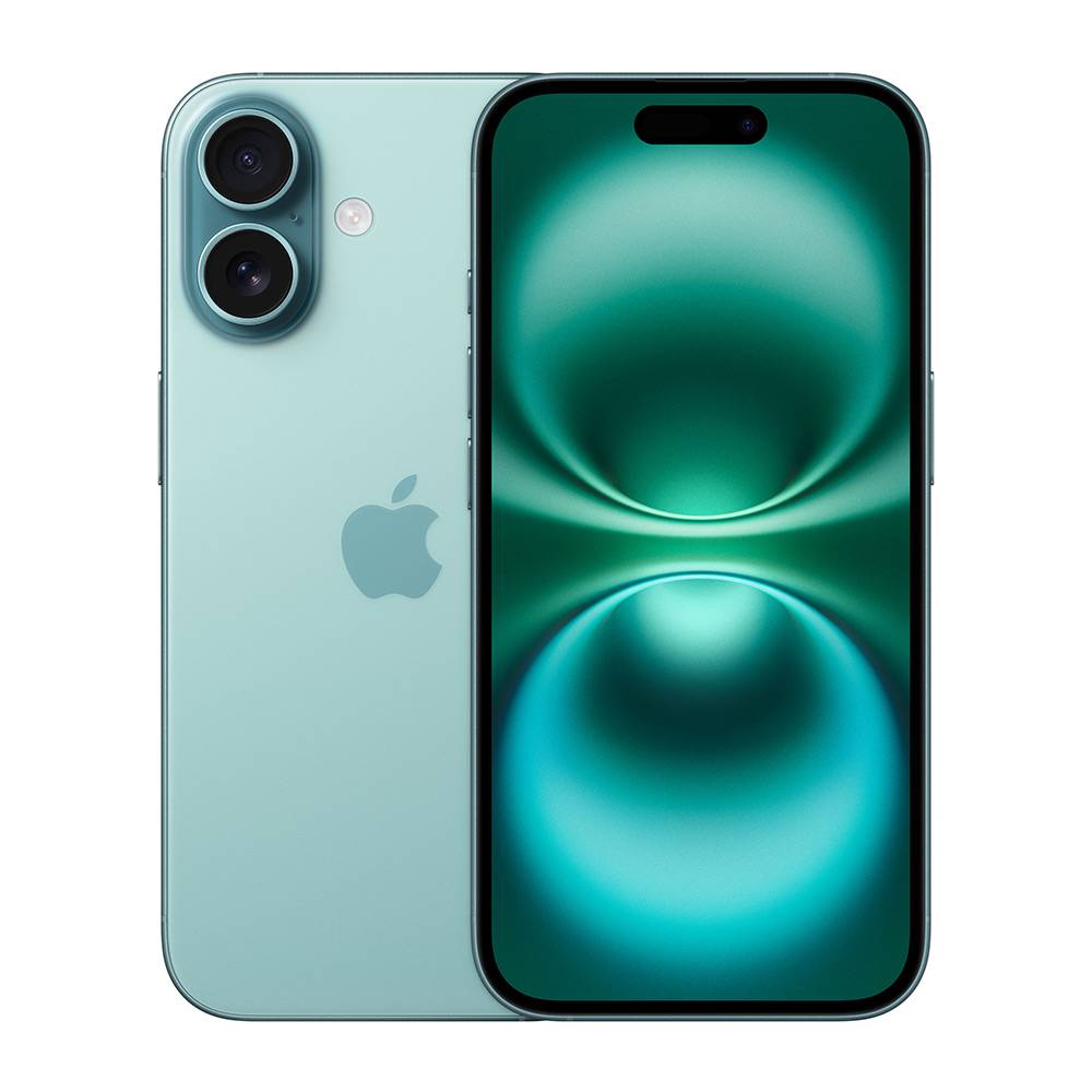 Apple iPhone 16 6.1" SIM Doble iOS 18 5G USB Tipo C 256 GB Verde Azulado / Smartphone Apple