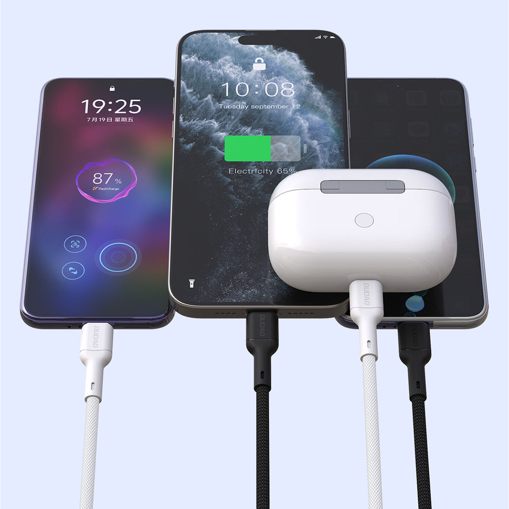 Dudao L9C 65W USB-C - USB-C 2m Cable - White_5