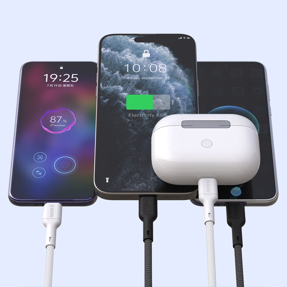 Dudao L9C Max 240W PD USB-C - USB-C Cable 1.2m - Black_6