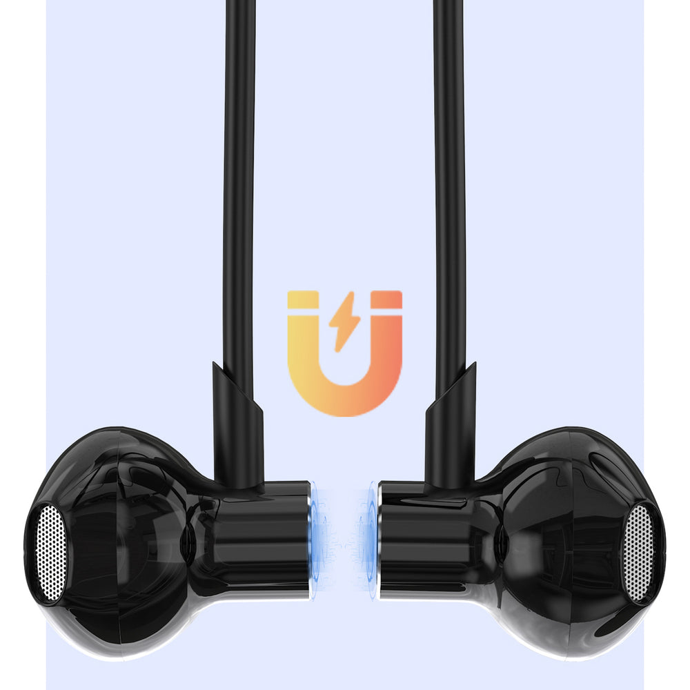 Dudao U5 Max Bluetooth Neckband Wireless Headphones - Black_9