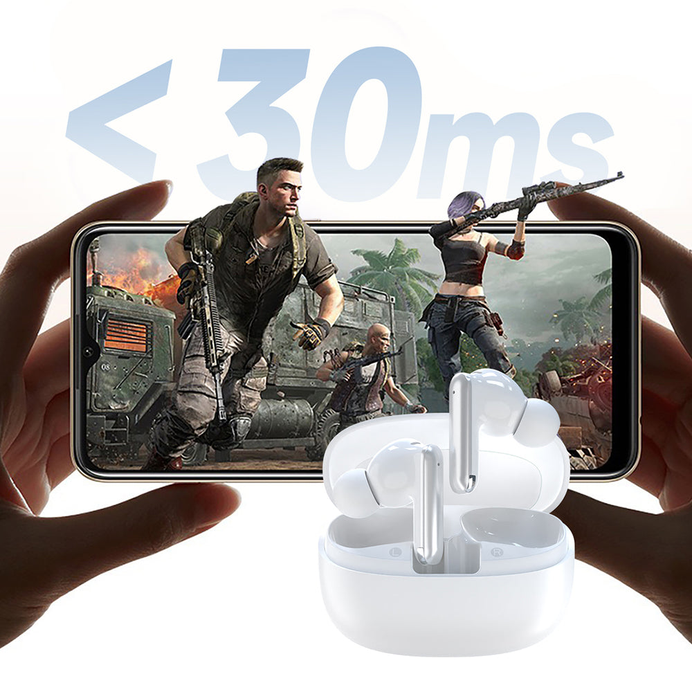 Dudao U21 TWS ANC ENC Bluetooth Wireless Headphones - White_1
