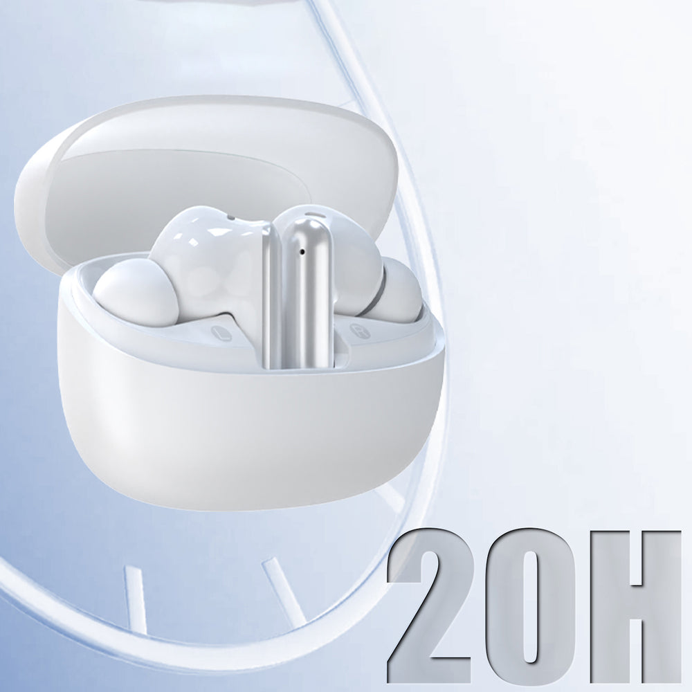 Dudao U21 TWS ANC ENC Bluetooth Wireless Headphones - White_2