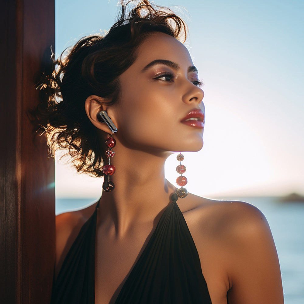 Dudao U21 TWS ANC ENC Bluetooth Wireless Headphones - Black_1