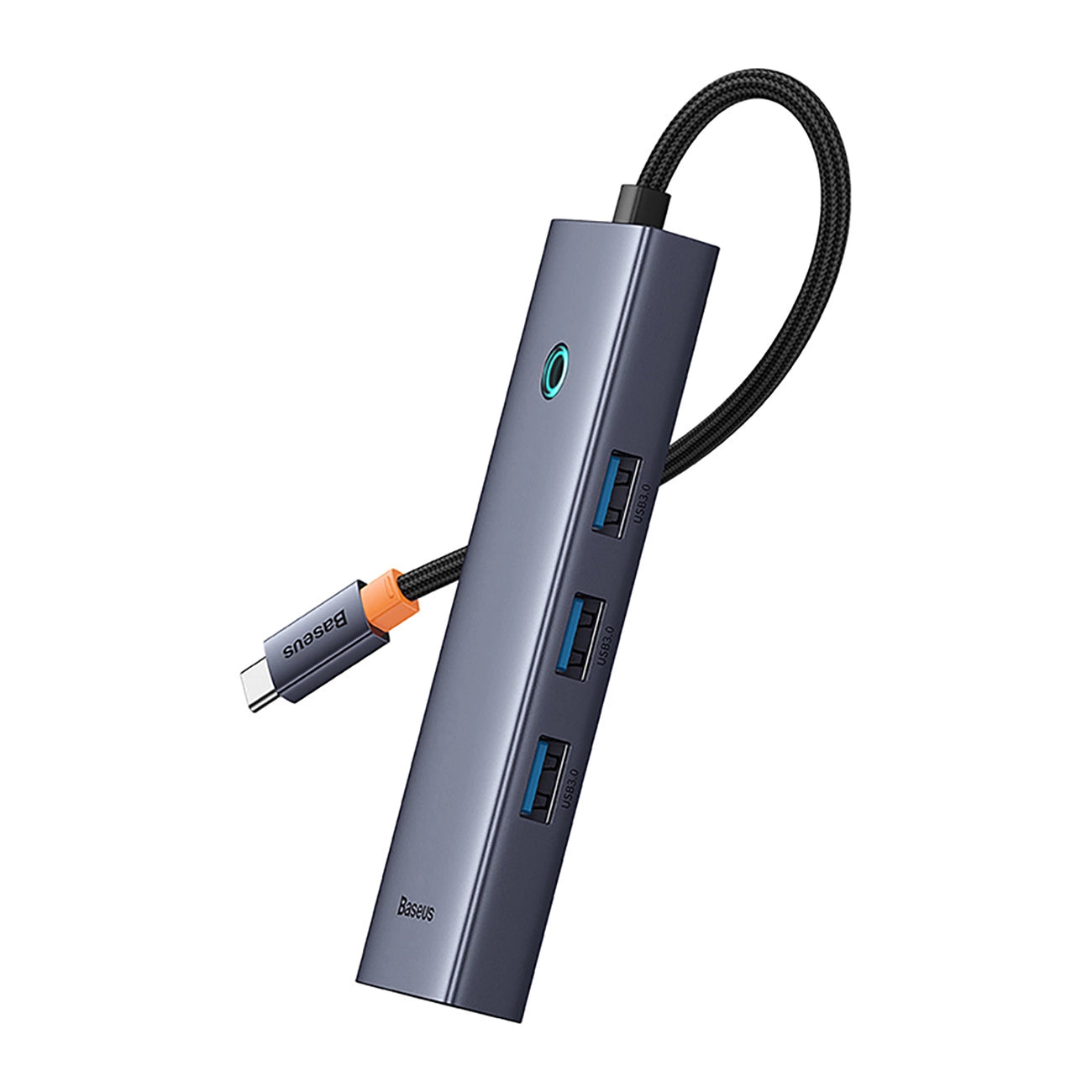 Baseus UltraJoy 4in1 USB-C Hub 3 x USB-A 3.0 + RJ45 - Gray_3
