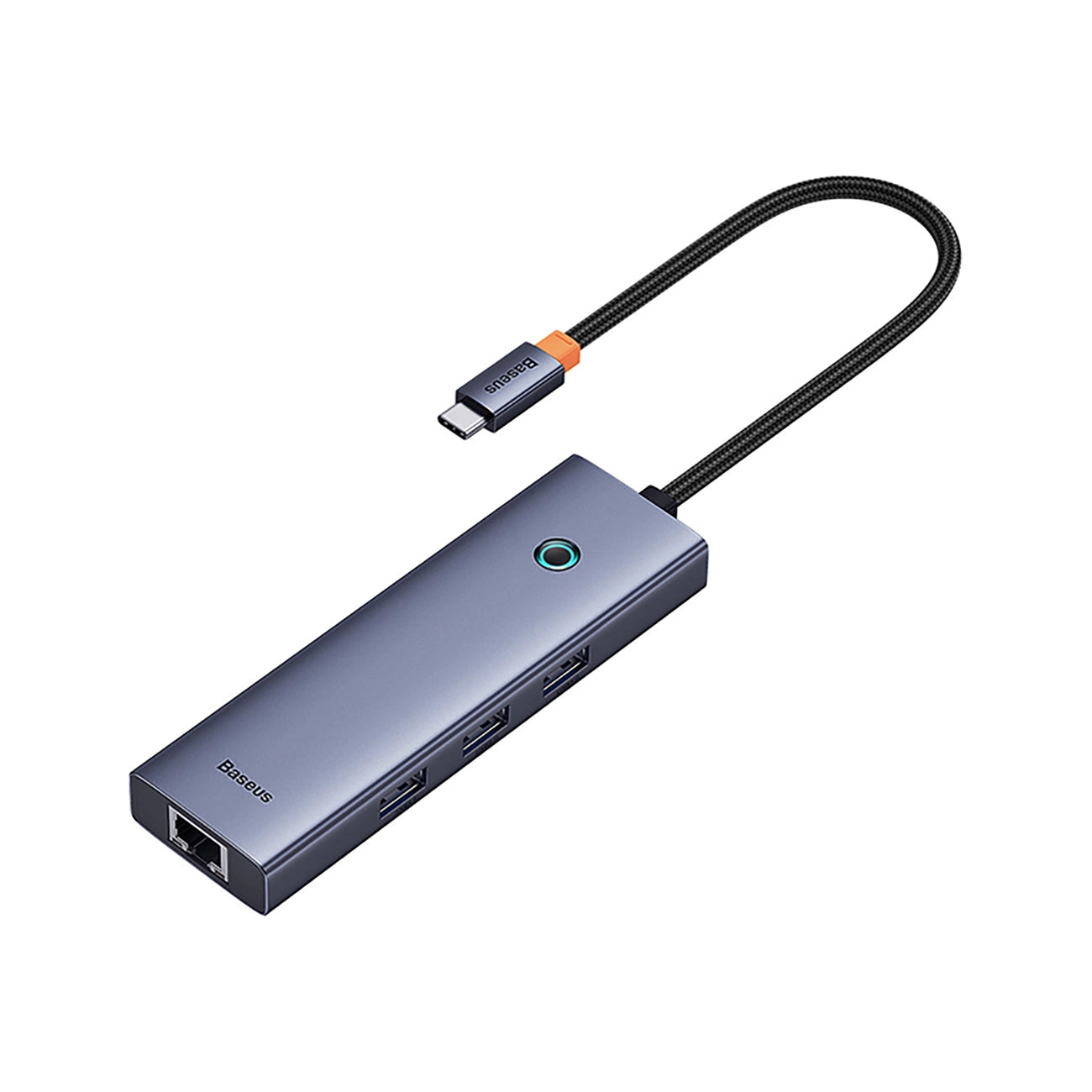 Baseus UltraJoy 4in1 USB-C Hub 3 x USB-A 3.0 + RJ45 - Gray_4