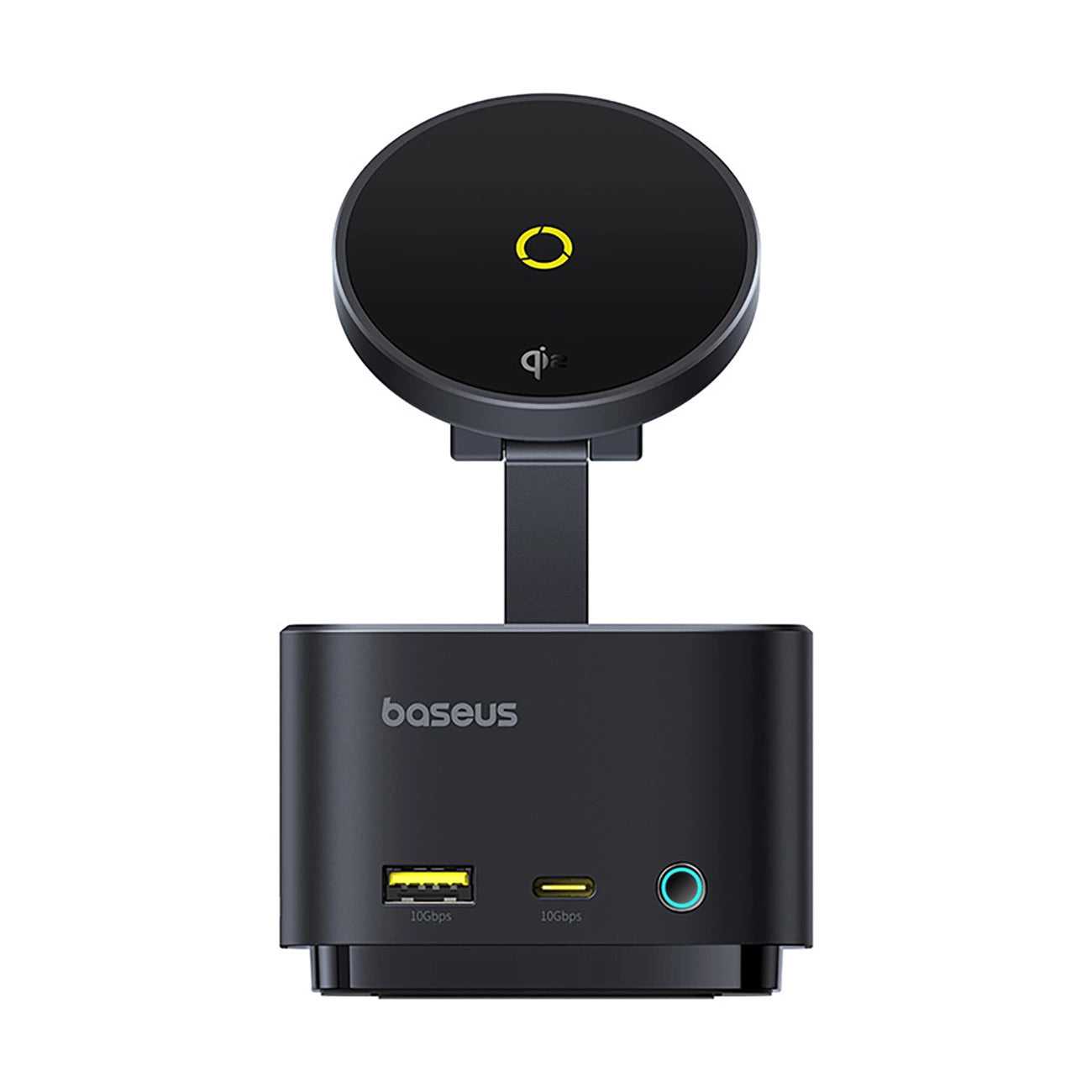 Baseus MagPro Series II 7-in-1 USB-C Hub with MagSafe-compatible Charger 15W + HDMI + USB-A + USB-C + SD/TF - Black_1