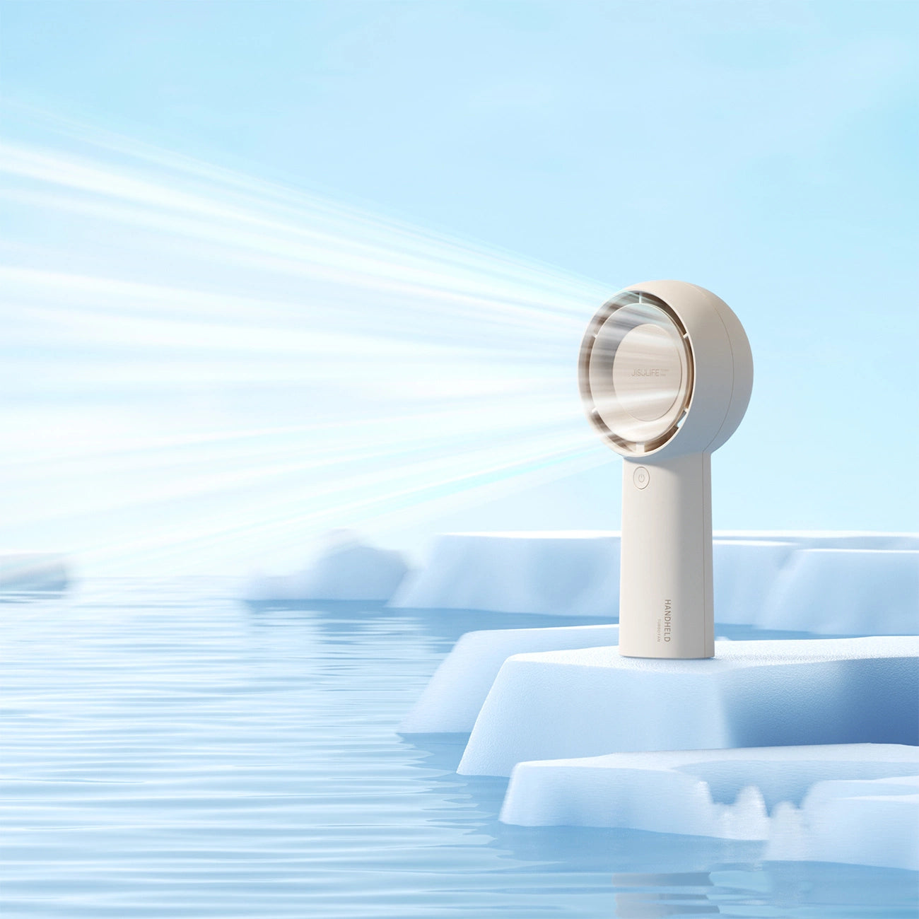 Jisulife Handheld Fan Life5 Plus 4000 mAh Portable USB Fan - Beige_9