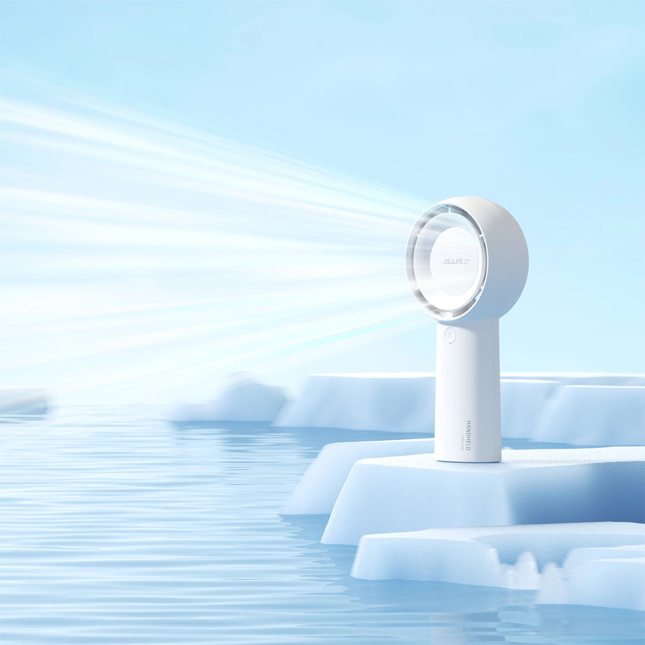 Jisulife Handheld Fan Life5 Plus 4000 mAh Portable USB Fan - White_7