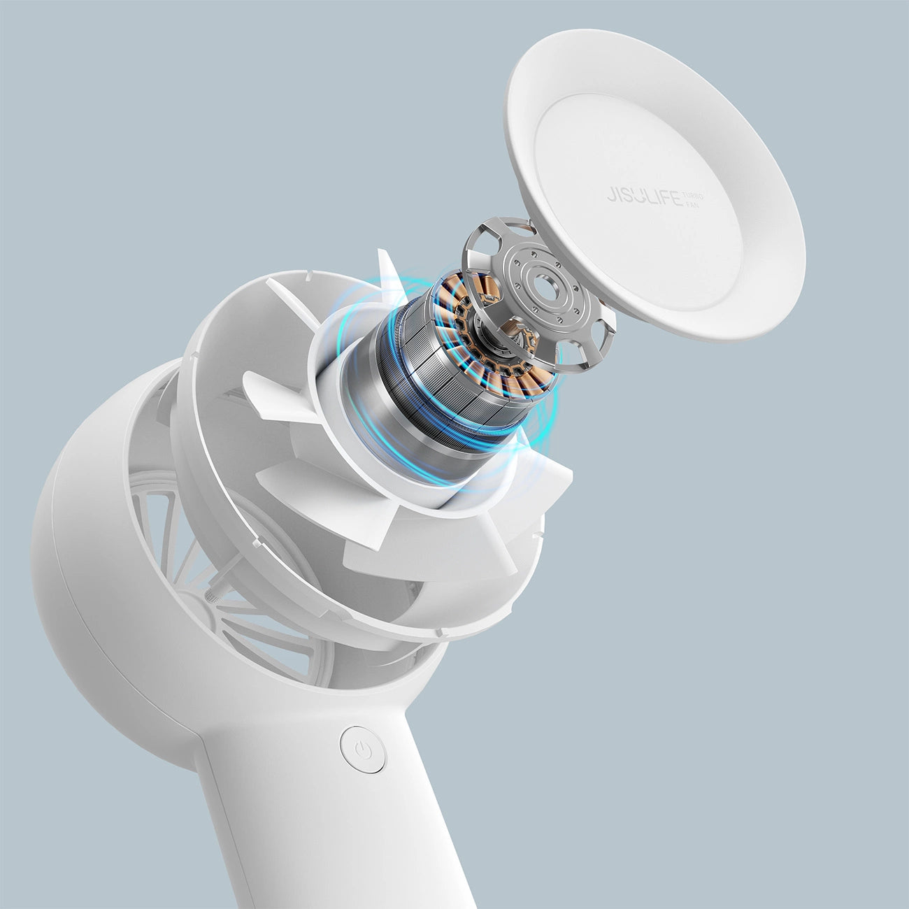 Jisulife Handheld Fan Life5 Plus 4000 mAh Portable USB Fan - White_8