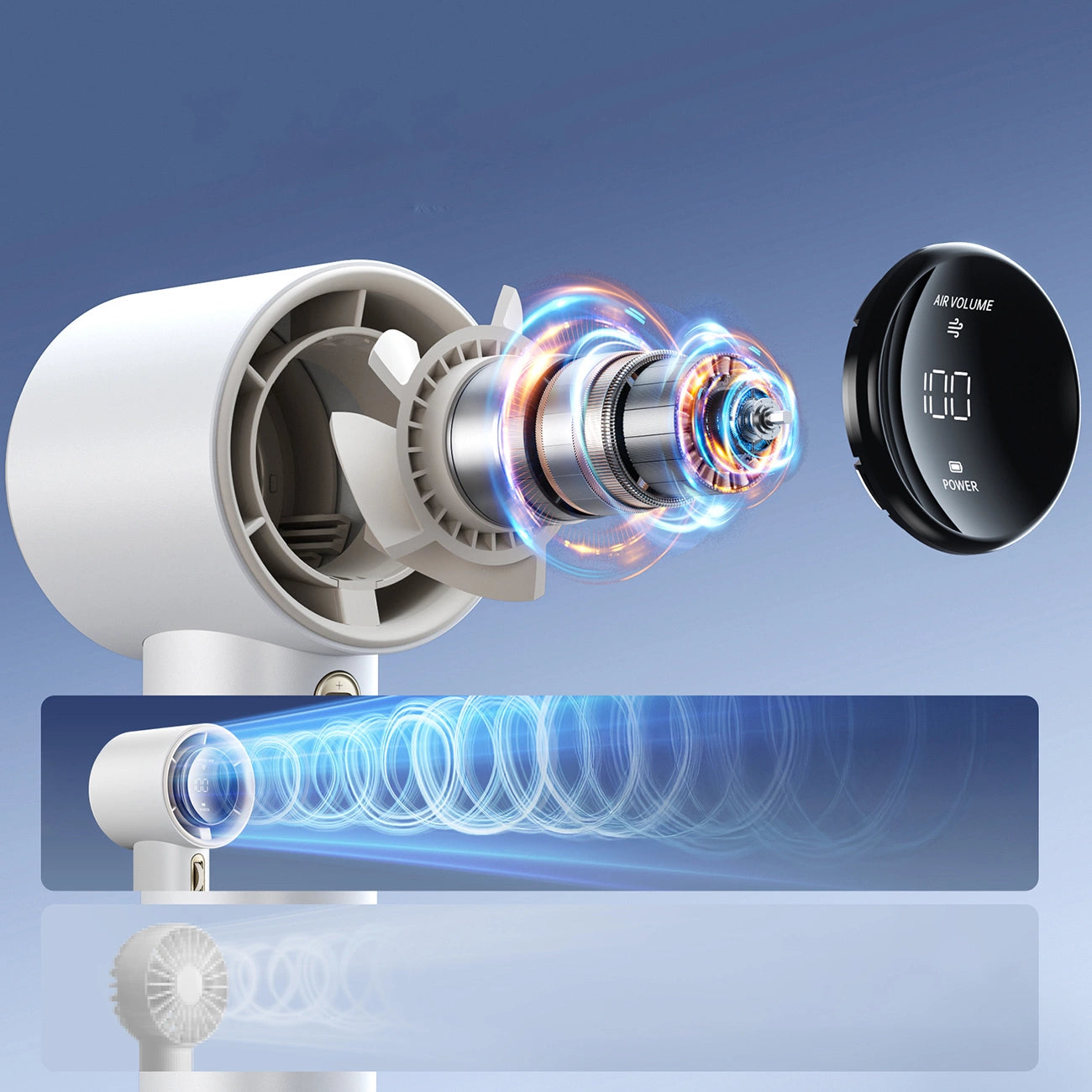 Jisulife Handheld Fan Pro1 FA53 (ABS) Portable USB Fan - White_5