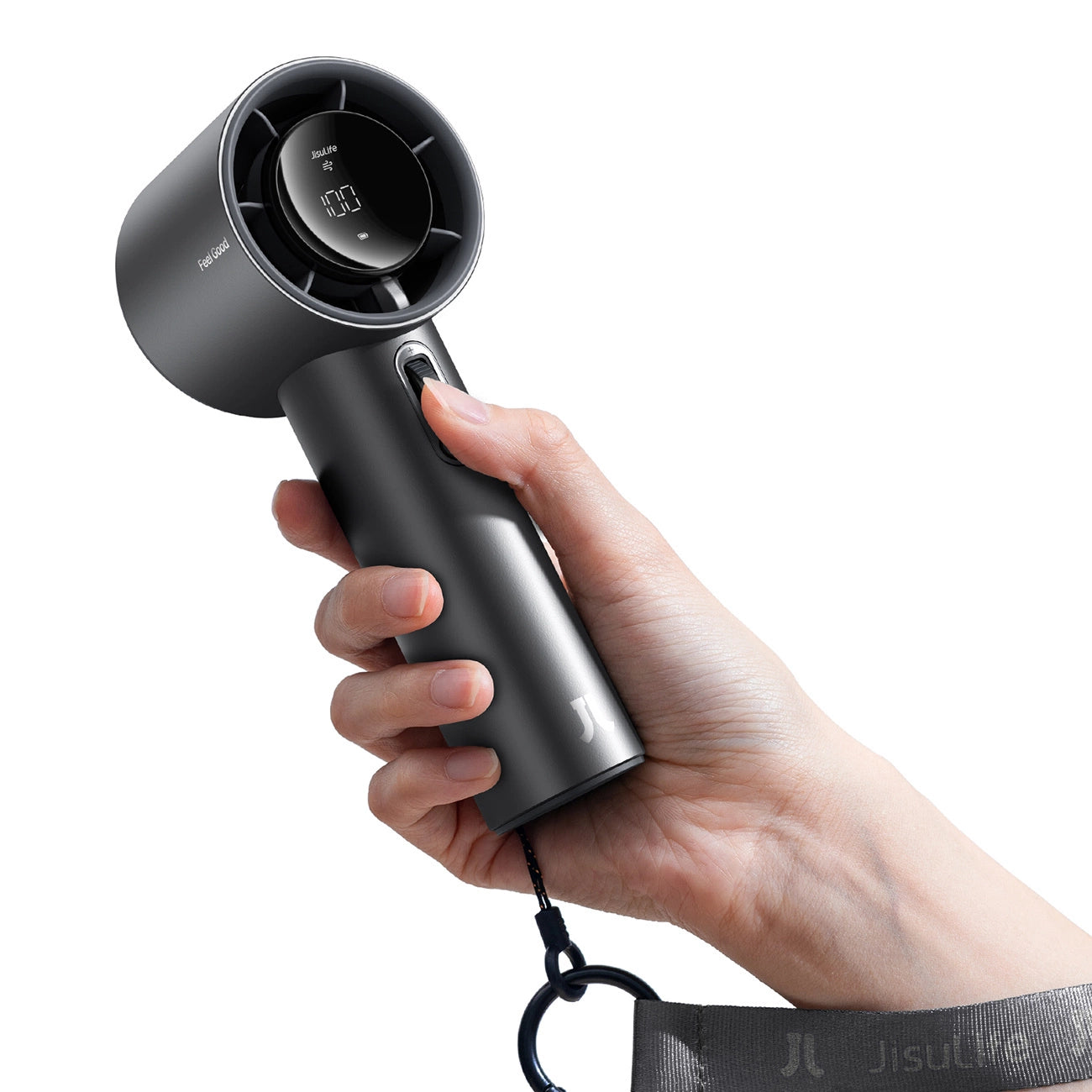 Jisulife Handheld Fan Pro1 S FA53PRO Portable USB Fan - Dark Gray_3