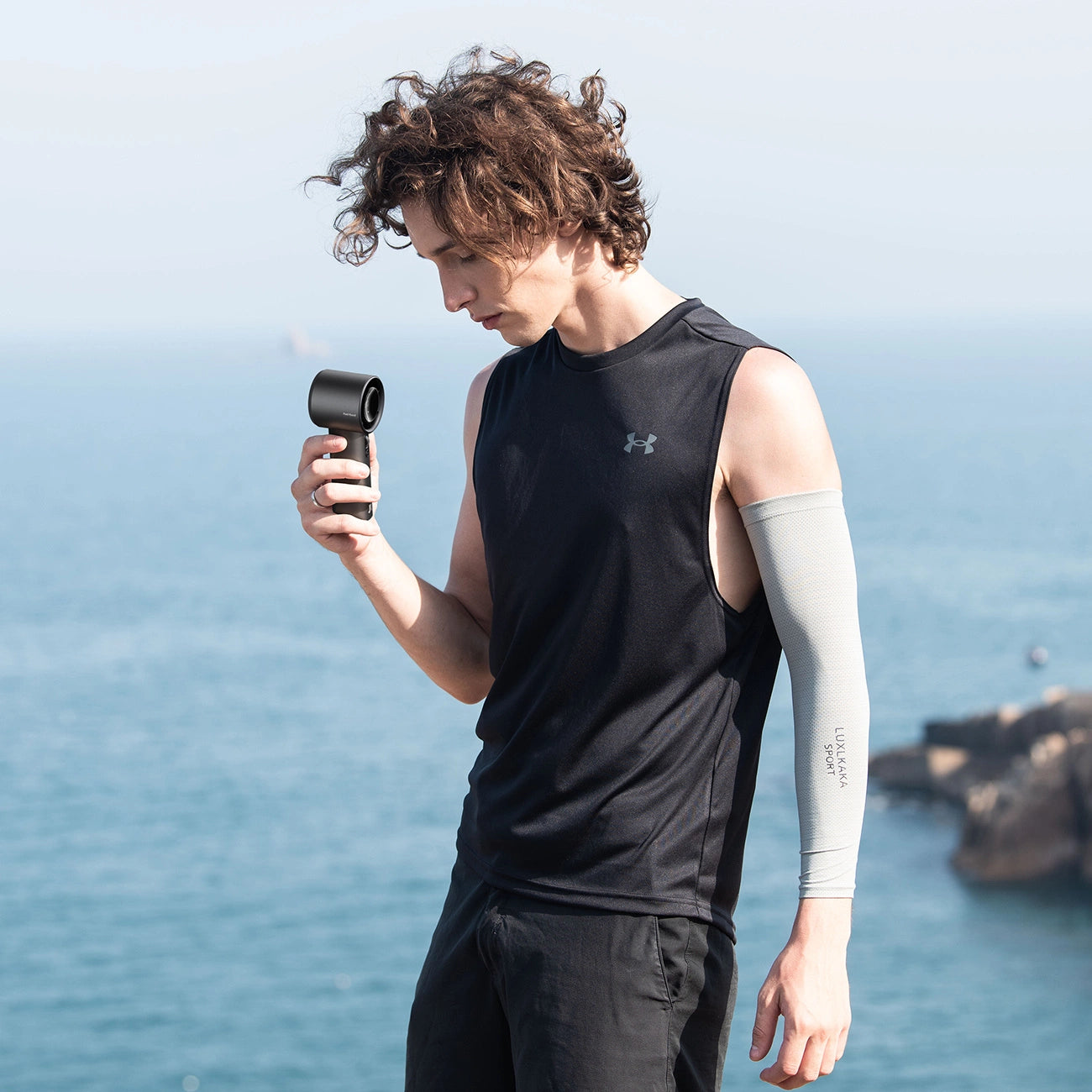 Jisulife Handheld Fan Pro1 S FA53PRO Portable USB Fan - Dark Gray_6