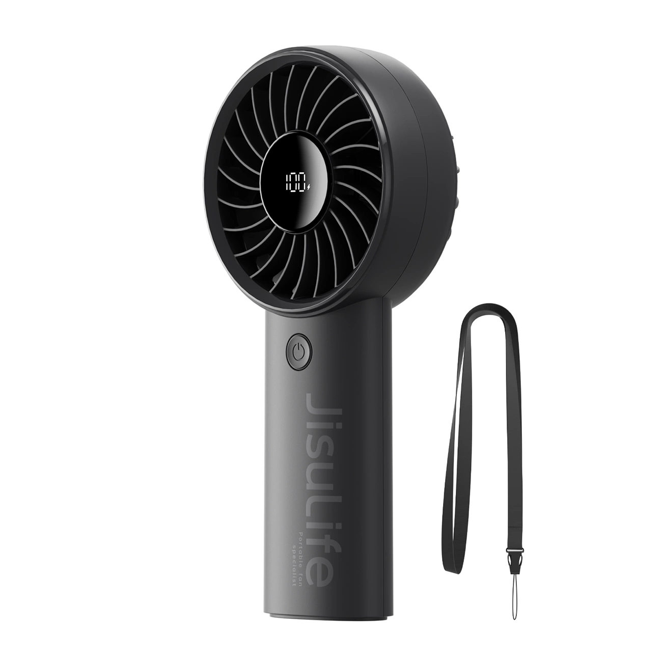 Jisulife Handheld Fan Life4 3600mAh Portable USB Fan - Black_0