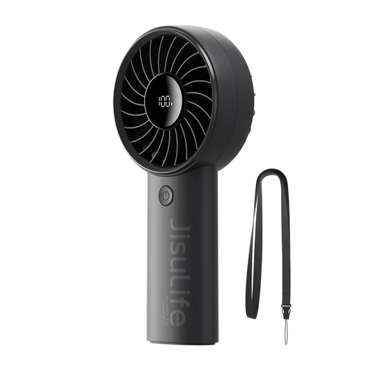 Jisulife Handheld Fan Life4 5000mAh Portable USB Fan - Black_0